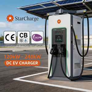 สถานีชาร์จรถยนต์ไฟฟ้า Long Life 150-1000Vdc แรงดันไฟฟ้ากว้าง Starcharge Titan V5 UL CE OCPP 16J CPO Branding 120kw - Product Image 1