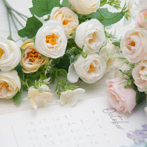 人工花春小さなダイヤモンドローズウィンドウデコレーション,人工花ホームデコレーション - Product Image 5