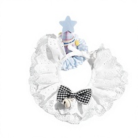 Accessoires pour animaux de compagnie les plus vendus à l'international : Bavoir anti-bave pour chat mignon avec clochette, Collier-foulard élégant pour chien avec nœud papillon, en pur coton