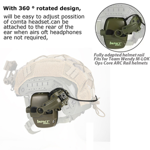 Impact Sport <span class=keywords><strong>casque</strong></span> de tir électronique <span class=keywords><strong>casque</strong></span> monté Ver <span class=keywords><strong>chasse</strong></span> ramassage réduction du bruit Protection auditive <span class=keywords><strong>casque</strong></span> tactique - Product Image 4