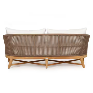 Nórdico al aire libre ocio ratán sofá impermeable protección solar patio sala de estar balcón muebles de jardín al aire libre - Product Image 5