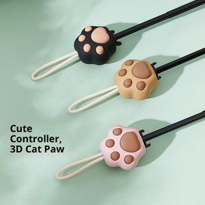 Anti-Ultraviolet Cute Cat Claw Handle Cartoon Creative Folding Three-Fold Sunny Sunshade <b>Umbrella</b> - Product Image 3