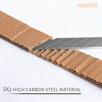 KUNAISI Ensemble de 10 couteaux de sécurité professionnels en acier inoxydable, mini couteau à découper, couteau rétractable, outils pour le wrapping de voiture, outils PPF