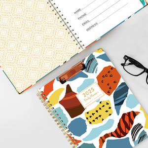 Cuaderno Espiral A4 de Alta Calidad 2025, Carpeta Metálica, Agenda Diaria Bonita, Papelería, Calendario Mensual, Logotipo Personalizado - Product Image 3