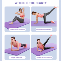 185*60 Chhhick on ON-slip Yuga OAT High-density ports ititness Mat Fo OME me OME ports ililates ymymnastics xxise Mat