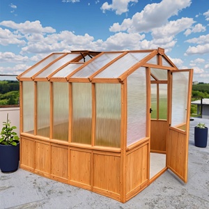 Aérateurs de toit ajustables Jardins de jardin Serres de patio Serre extérieure en bois - Product Image 1