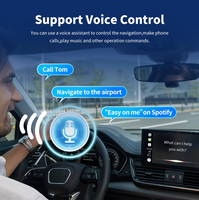 Adaptador inalámbrico CarPlay para iPhone Android Auto Dongle Convierte con cable a Wireless Car Play para cajas AI en automóviles
