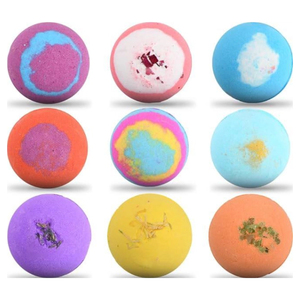 Boules de bain moussantes personnalisées aux huiles essentielles naturelles pour un spa relaxant à domicile, bombes de bain effervescentes pour enfants avec surprise - Product Image 2