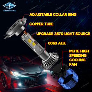 Nicebonjour High Power 130W 130000LM Auto LED Koplampen Autoverlichtingssysteem H1 H4 H7 LED Koplamp Lamp 9005 9006 - Product Image 4