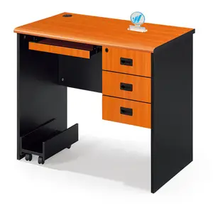 Very Low price fireproof board furniture factory OEM&ODM modern design study staff table computer desks