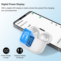 Écouteurs TWS ANC à réduction de bruit pour sports de plein air, écouteurs Bluetooth sans fil