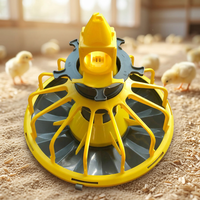 Système d'alimentation automatique pour l'élevage avicole, équipement en plastique PP, garantie 1 an pour les poulets de chair