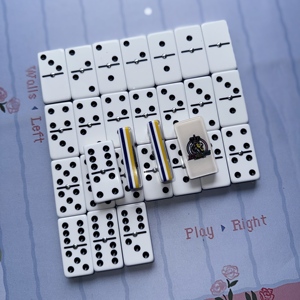 Set di Domino Personalizzato in Acrilico, Doppio Sei 6 Nove con Blocchi Domino di Diverse Dimensioni per Giochi da Tavolo da Casinò - Product Image 5
