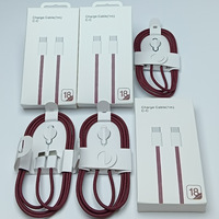 Kabel Data Pengisian Cepat USB-C ke USB-C Berbahan Nilon untuk iPhone 18 & iPad Model S139, PD 60W