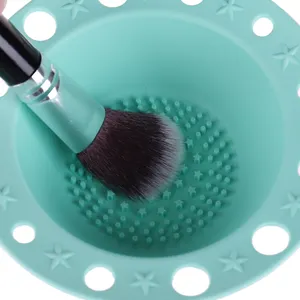 Groothandel Professionele Kom Siliconen Brush Cleaner Voor Cosmetische Make Up Borstels