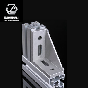 Profilé en aluminium Luhu, support d'angle à 90 degrés, 4080, qualité industrielle, support d'angle renforcé - Product Image 4