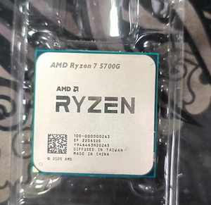 Pour processeur CPU R7 7 5700G Socket AM4 3,8 GHz 65W 8 cœurs 16 threads, haute performance, fréquence d'horloge de 3,8 GHz pour une multitâche efficace - Product Image 1