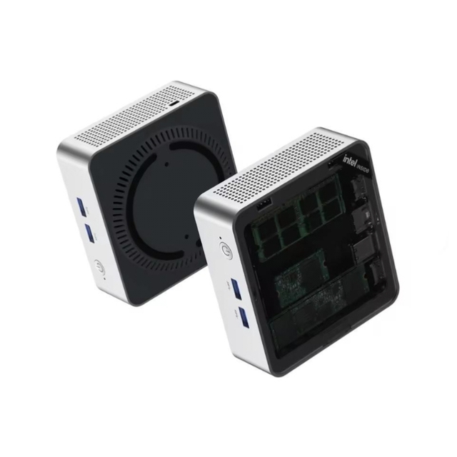 New Dual Core Mini PC with Intel Pentium Gold 7505 8GB DDR4 RAM 128GB M.2 NVMe SSD Windows 11 Pro for Home & Office
