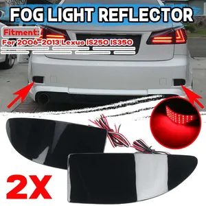 1 Pair Smoked Car LED Tail Rear Bumper <b>Reflector</b> <b>Light</b> LED Fog <b>Light</b> Lamp LED <b>Reflectors</b> for Lexus IS250 IS350 2006-2013 - Product Image 1