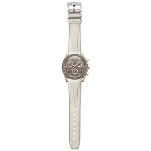 Bracelet de montre en caoutchouc tissé à extrémités courbes avec surpiqûres pour Omega X <span class=keywords><strong>Swatch</strong></span> Speedmaster <span class=keywords><strong>Moonswatch</strong></span> 20 mm - Product Image 6