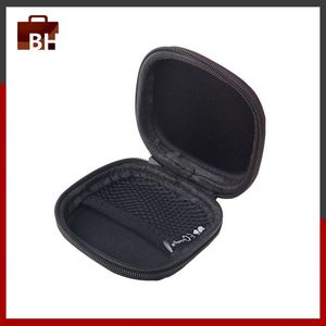 Étui de protection rigide pour écouteurs en cuir PU et EVA avec logo personnalisé, fermeture éclair, étui pour écouteurs EVA - Product Image 2