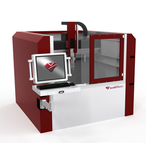 Máquina de Corte por Chorro de Agua CNC de Pequeña Escala, Totalmente Cerrada, para Cortar Piezas de Acero, Vidrio y Plástico - Product Image 1