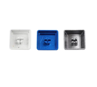 Custom Solid Metal Aluminum Keycaps for Mechanical Gaming Keyboard Plain Finish Steel Key Caps