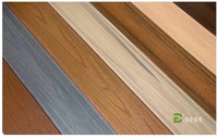 Terrasse extérieure en composite à larges lames, moderne, anti-décoloration, résistante aux intempéries, antidérapante, en plastique PU pour villa, terrasse et jardin