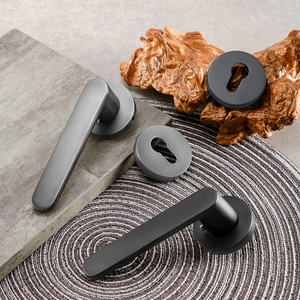 Phổ biến cửa gỗ khóa chất lượng cao phần cứng xử lý đòn bẩy cửa xử lý khóa thiết kế hiện đại cửa đòn bẩy sang trọng chia khóa loạt - Product Image 2