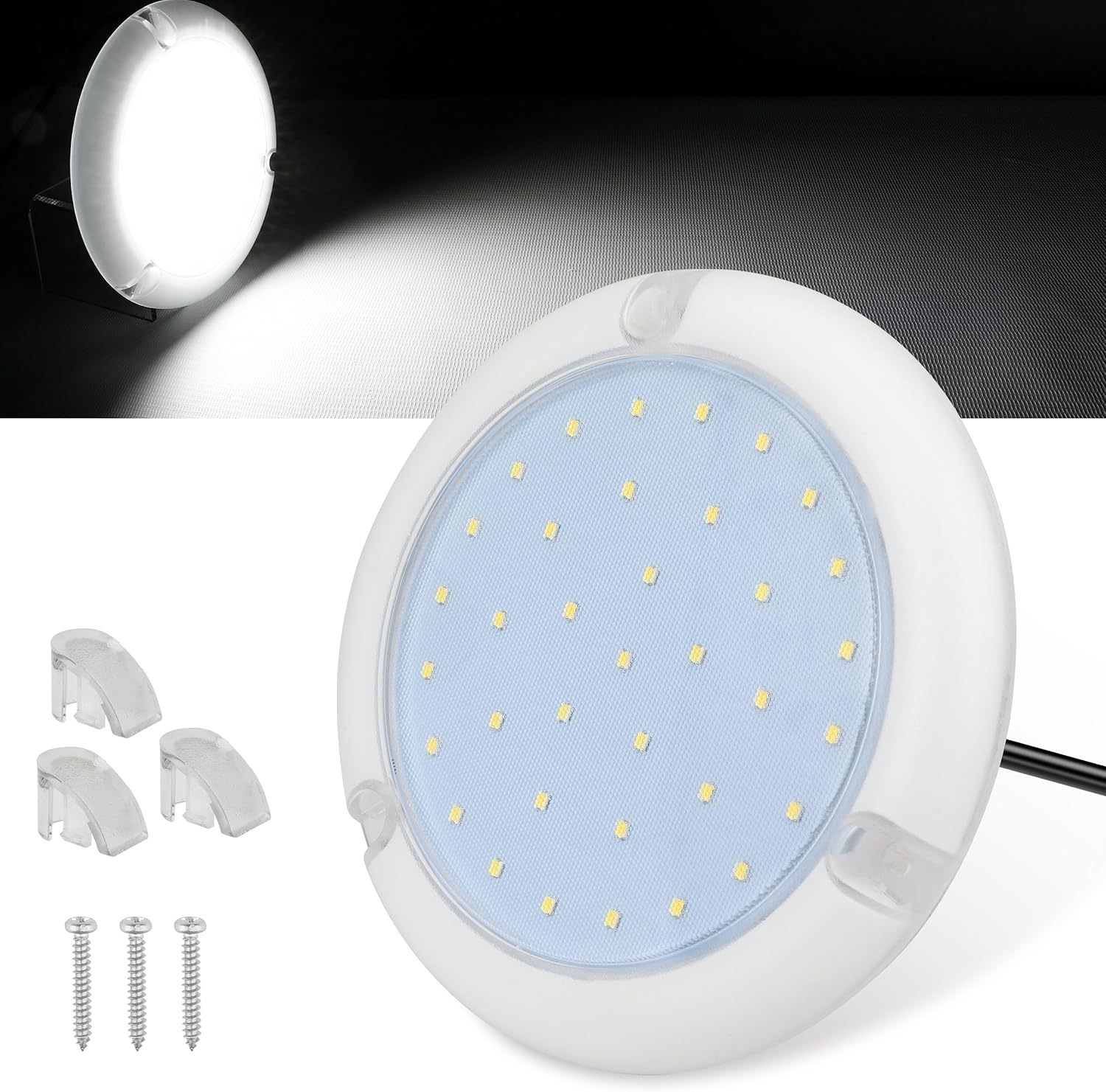 Ceiling Light Waterproof Dome Light IP67 Interior Light Surface Mounted Boat Lamp