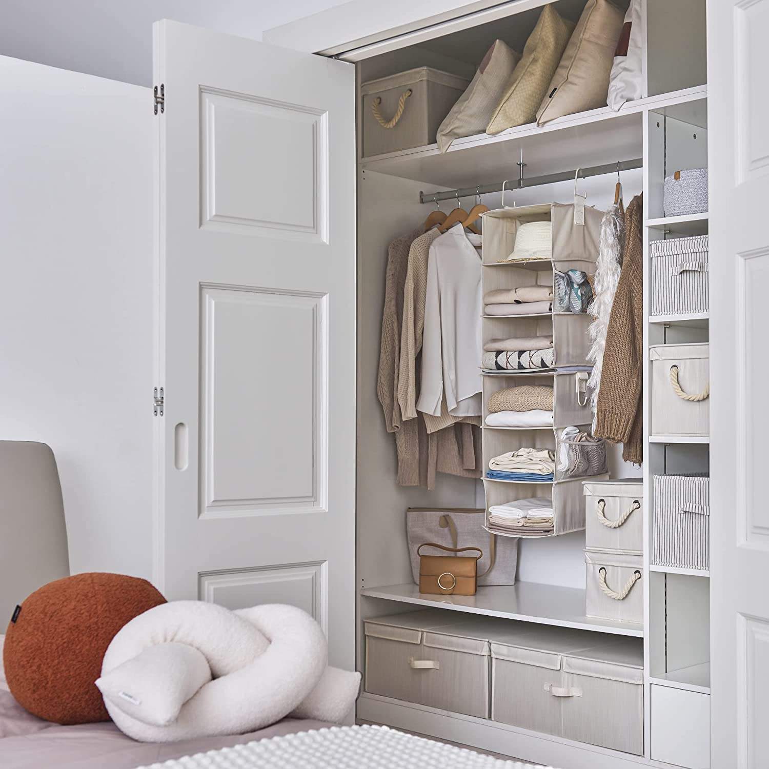 sofa organizer 6-fach hängeregale organizer - platzsparender