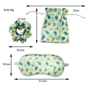 Purple <strong>Unicorn</strong> Eye Mask Gift Set Hair Scrunchie with Drawstring Bag for ChildrenTeen <strong>Party</strong> Daily Gift - Product Image 5