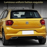 Für VW Polo Rückleuchte Hohe Helligkeit Plug-and-Play Blinker Bremslicht Rote Linse Neu 2019-2022
