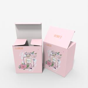 Caja de Embalaje para Perfume con Diseño Femenino <span class=keywords><strong>Rosa</strong></span>, 10 ml, 20 ml, 30 ml, 50 ml, Caja de Papel Personalizada para Perfume, Caja de Papel Biodegradable para Cosméticos - Product Image 1