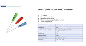 Shenzhen Mingle prix d'usine cuisine cuisson numérique BBQ viande alimentaire thermomètre avec la meilleure qualité - Product Image 2