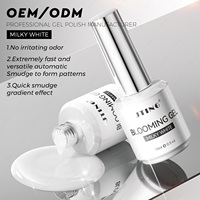 JTING Nouvelle Tendance Vernis Gel Effet Lait Blanc pour Salon de Manucure, Prise en Charge de la Marque Privée, Fournisseur Professionnel de Produits pour Ongles