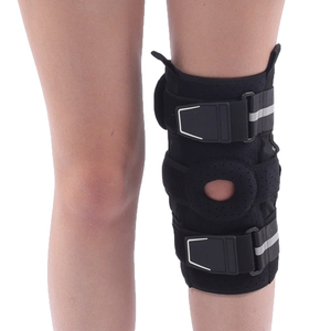 Rodillera Articulada Ajustable con Soporte <span class=keywords><strong>para</strong></span> el Dolor de <span class=keywords><strong>Rodilla</strong></span>, Estabilizadores Laterales y Bisagras Metálicas Extraíbles - Product Image 2
