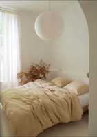 Parure de lit unie 100 % coton style européen 300 fils/pouce² tissage doux avec 2 taies d'oreiller anti-bactériennes pour la maison, l'hôtel et les mariages