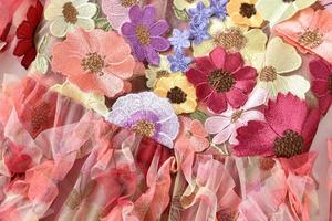 Robe longue de haute qualité, nouvelle collection <span class=keywords><strong>printemps</strong></span> <span class=keywords><strong>2022</strong></span>, pour mariage, fête, femmes, broderie luxueuse, volants, décoration florale, manches longues, robe en maille - Product Image 5