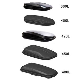 <span class=keywords><strong>Porte</strong></span>-bagages de toit en ABS 300L-480L personnalisé de style sport fabriqué en usine Mallette de rangement pour <span class=keywords><strong>porte</strong></span>-bagages Design sportif Coffres de toit pour voiture - Product Image 1