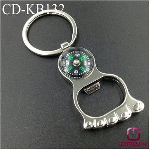 Mới nhất kim loại cá mập la bàn Keychain mở chai bền móc khóa cho nam giới - Product Image 3