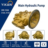 Pompe hydraulique E312GC 200-3366 176-8134 173-0663 176-3963 315D 312D E312GC E315GC SBS80 SBS120 pour excavatrice