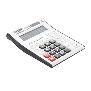 Calculadora Electrónica Dexin Kk-3862b de 12 Dígitos, Calculadora Financiera de Escritorio con Pantalla Grande, Plástico Blanco - Product Image 2