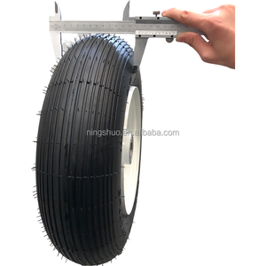 थोक 365x84mm <span class=keywords><strong>wheelbarrow</strong></span> प्रतिस्थापन टायर 350-8 हवा भरी inflatable पहिया 13 16 इंच वायवीय रबर पहिया - Product Image 5