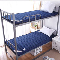 Matelas en mousse respirant avec housse amovible, pliable, pour dortoir et prison