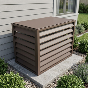 Modern Rectangle Metal Slat Fence Panel Steel Nature Uncoated Rot Proof 8ft Height for Backyards Privacy Screens 3D Modeling - Product Image 3