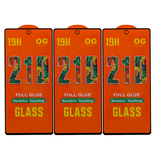 21D Full Glue 9H Tempered Glass Screen Protector for Google Pixel 7 HD Clear Full Coverage High Quality Sensitive Touch 0.33mm
