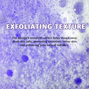 Éponge <span class=keywords><strong>de</strong></span> bain lavande aux fleurs sauvages, savon, gel douche et exfoliant corporel, éponge loofah pour femmes - Product Image 5