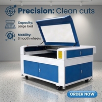 Fabrieksoutlet Stabiele CNC CO2 Lasergraveermachine 120W Watergekoelde snijmachine voor hobby, studio en kleine fabrieken