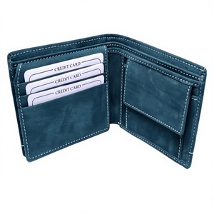 Portefeuille court pour homme en cuir de crocodile 100 % authentique, fermeture ouverte, motif étoile brodé, étanche, tendance, pour espèces - Product Image 1